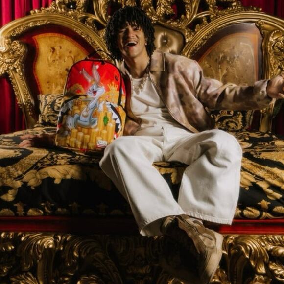 Sprayground Looney Tunes Bugs Billionaire DLXR Backpack Limited Edition NEW/NWT - Picture 6 of 16